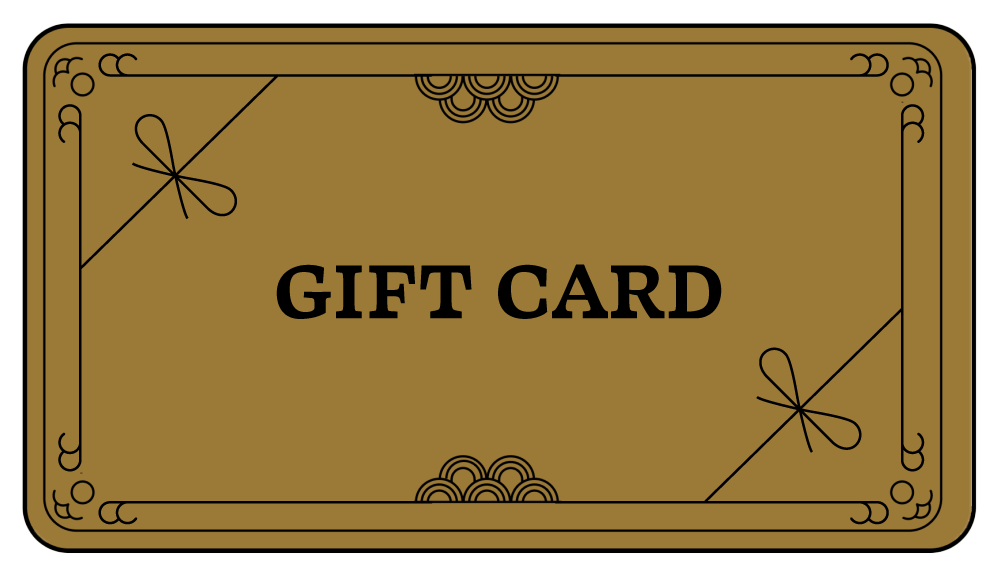 Fortune Favors Gift card in Gold