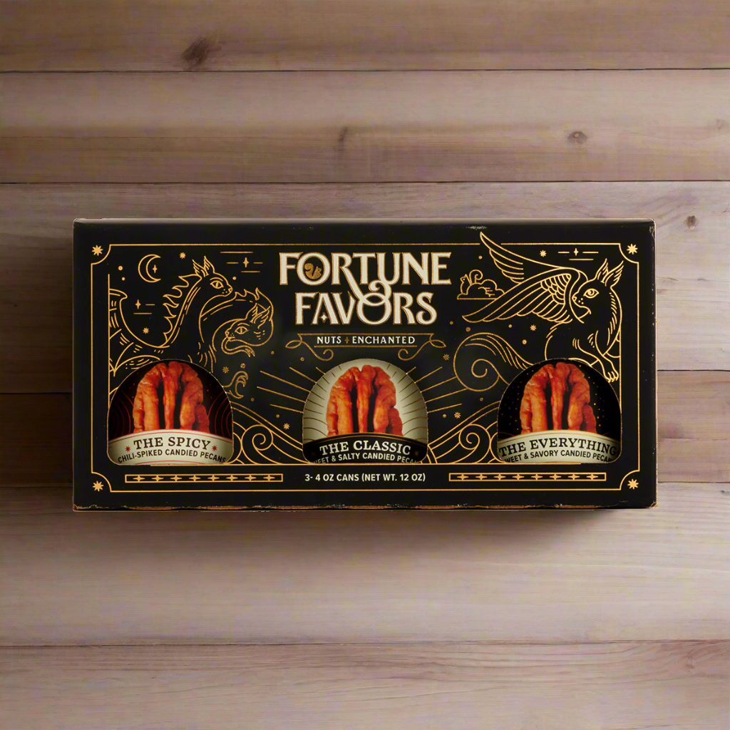Fortune Favors 4oz Sampler pack with 3 flavors: The Spicy, The Classic and The Everything