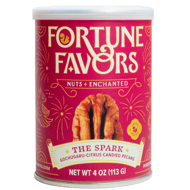 Fortune Favors Gochu-Citrus candied pecans