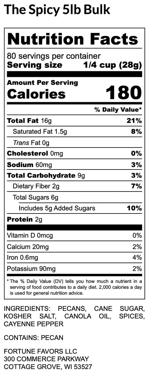 Nutrition facts